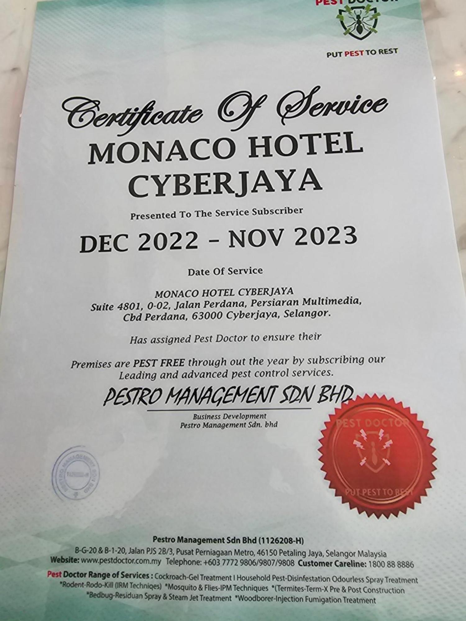 Monaco Hotel Cyberjaya Ngoại thất bức ảnh